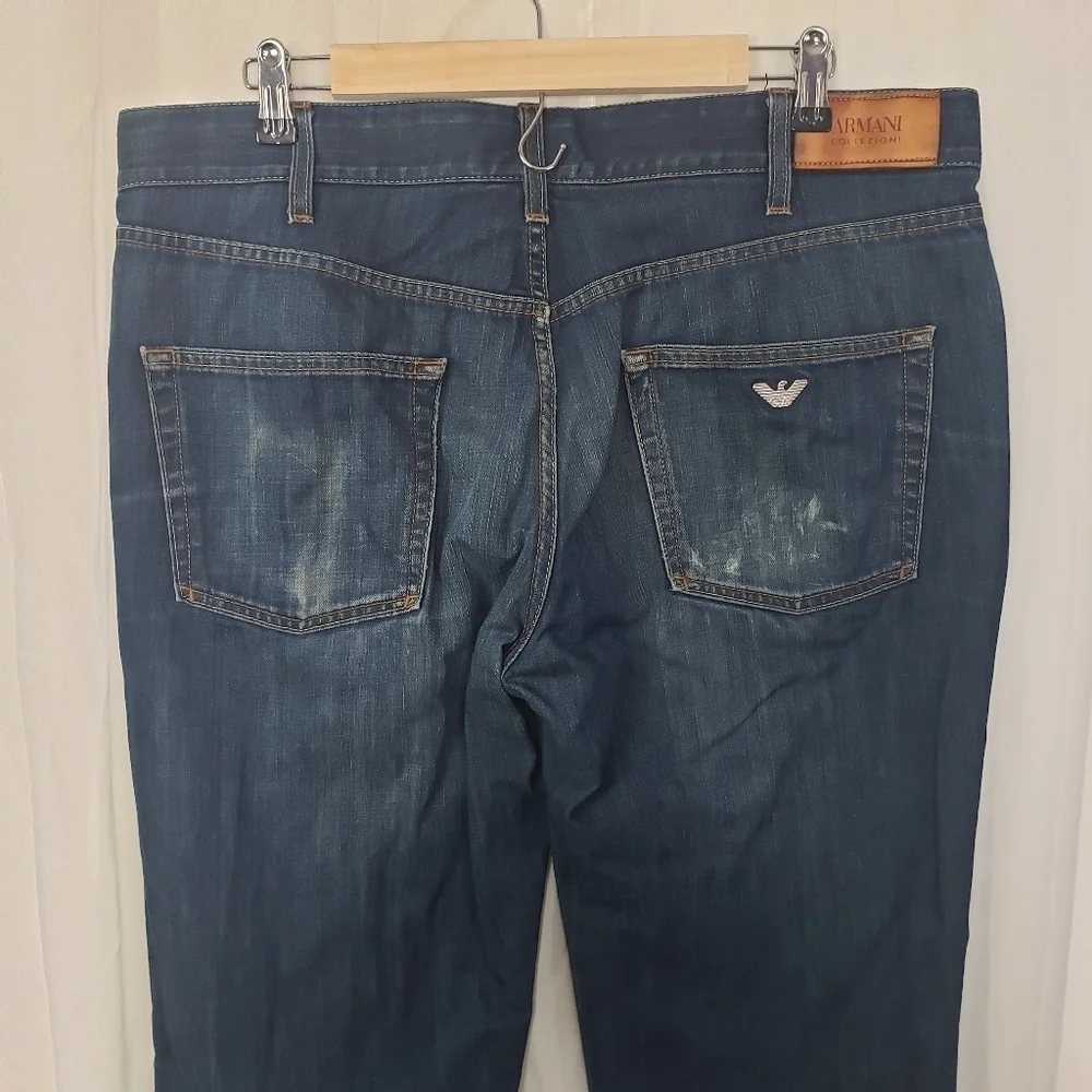 Armani Collezioni Simin T Spa button fly jeans 100% cotton size 36